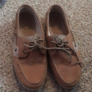 Classic tan sperrys